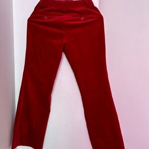 BODY by Victoria women's fine corduroy trousers in red talla 0 bootcut pants